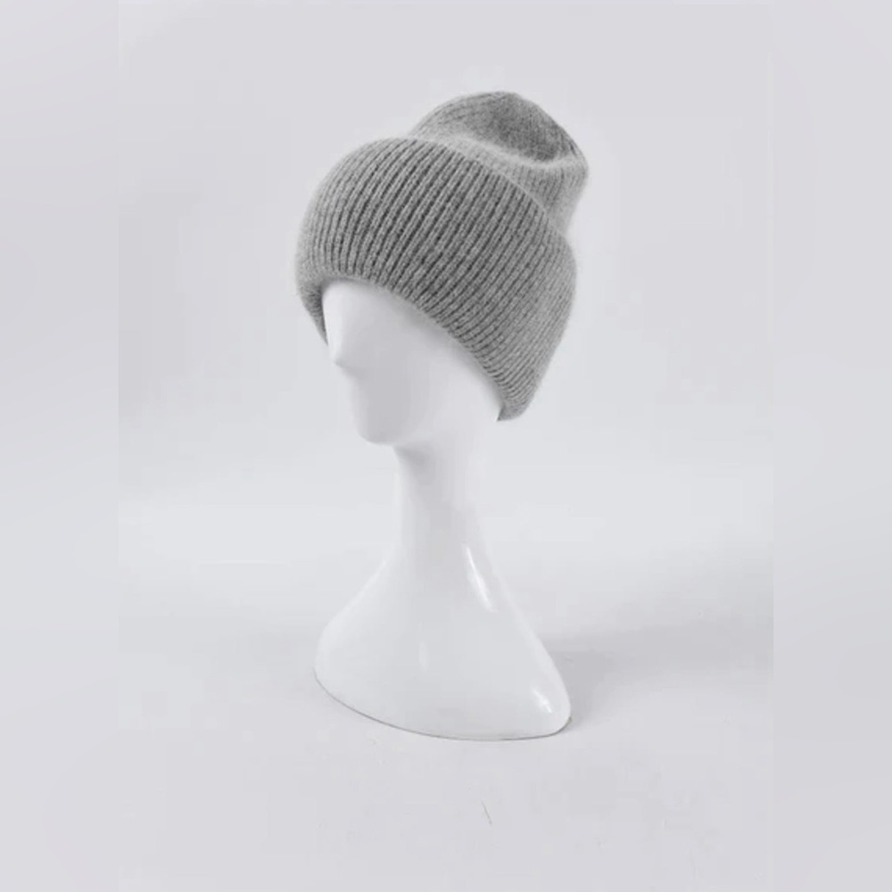 *SOLD OUT* Pissenlit Softest Angora Beanie in Grey
